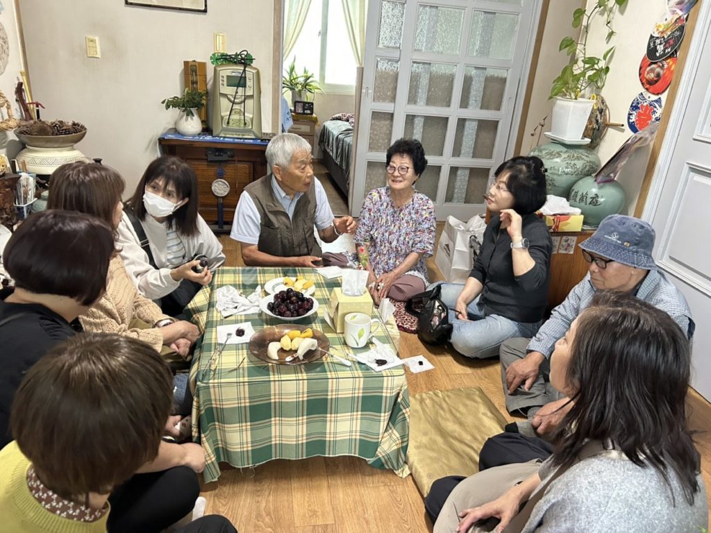 韓日友好交流会の方たちと懇親会